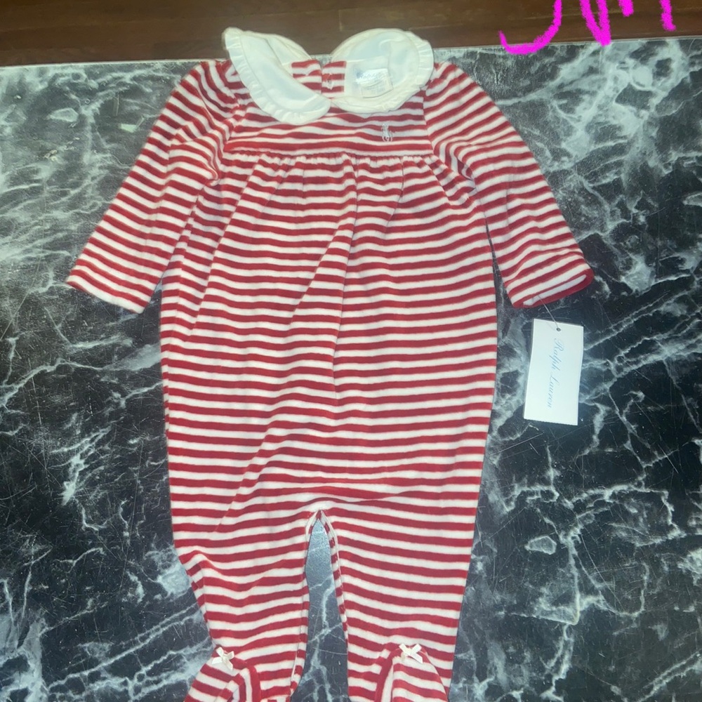 Ralph Lauren holiday footed outfit